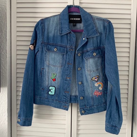 Denim patchwork jacket - Picture 1 of 2